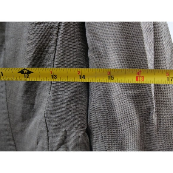 Banana Republic Women's Gray Button Blazer   98% WOOL Size Strech 2 - Picture 7 of 7